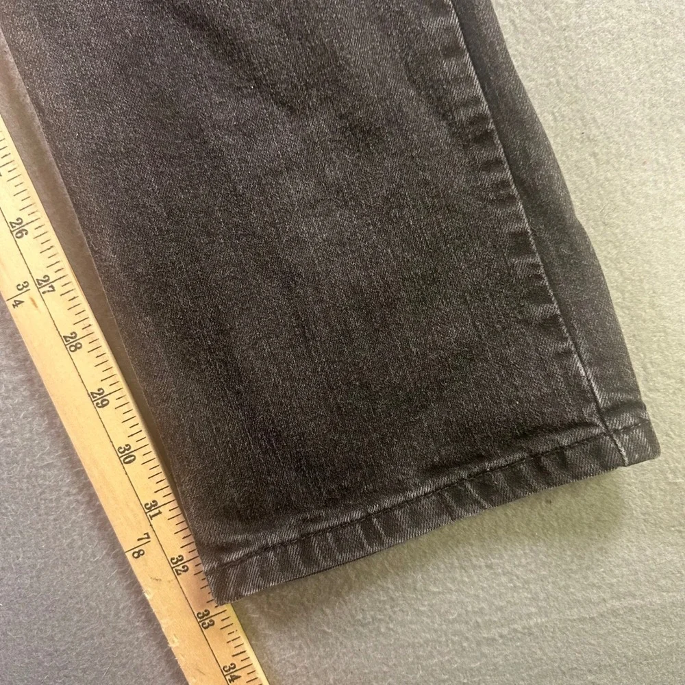 Levis 511 Slim Fit Jeans Mens 38x34 Washed Black Denim Pants 04511-5382